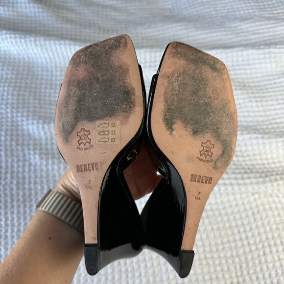 Maeve Square Toe Mules Size 7 Anthropologie - Picture 9 of 9